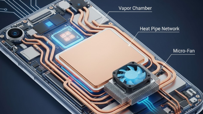 Cara Kerja Cooler Vapor Chamber pada Smartphone Gaming